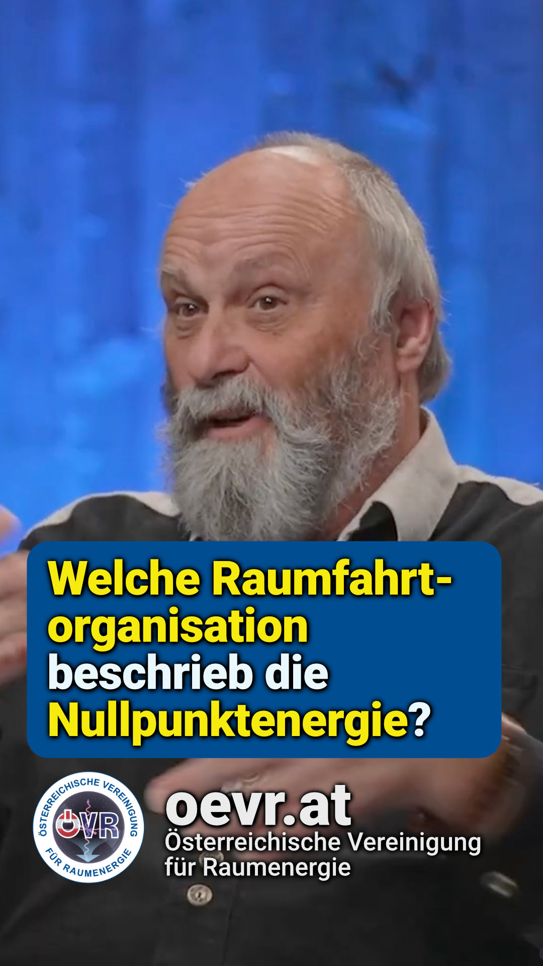 3tes YouTube Short &ndash; Welche Raumfahrtorganisation beschrieb die Nullpunktenergie?