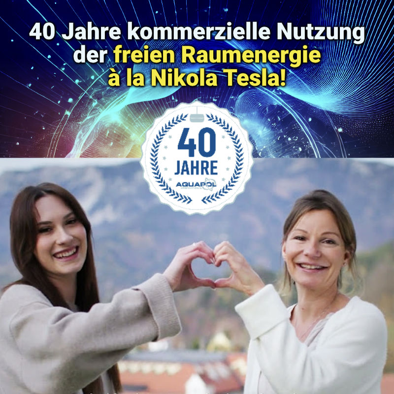 40 Jahre Aquapol Foto mit Michelle und Mona Mohorn
