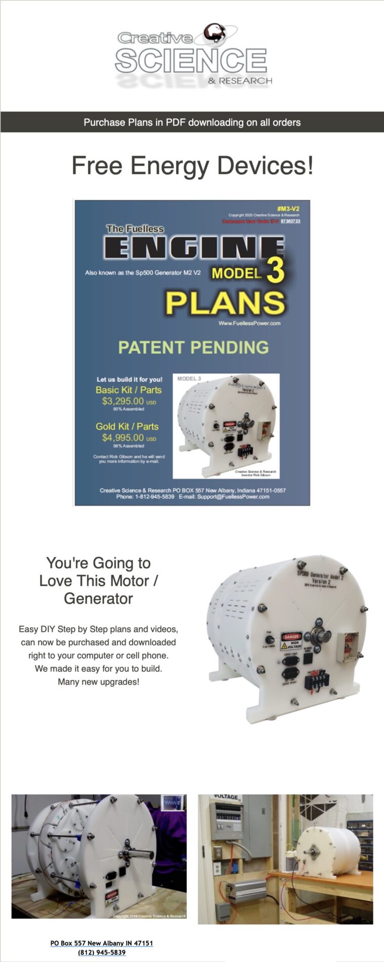 Create Science & Research Newsletter