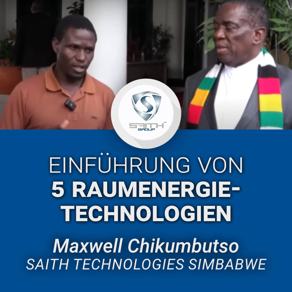 Einf&uuml;hrung von f&uuml;nf Raumenergietechnologien / Maxwell Chikumbutso &ndash; Saith Technologies Simbabwe