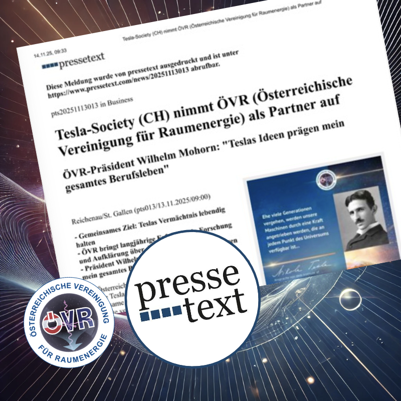 &Ouml;VR Presse Tesla-Society Partner der &Ouml;VR