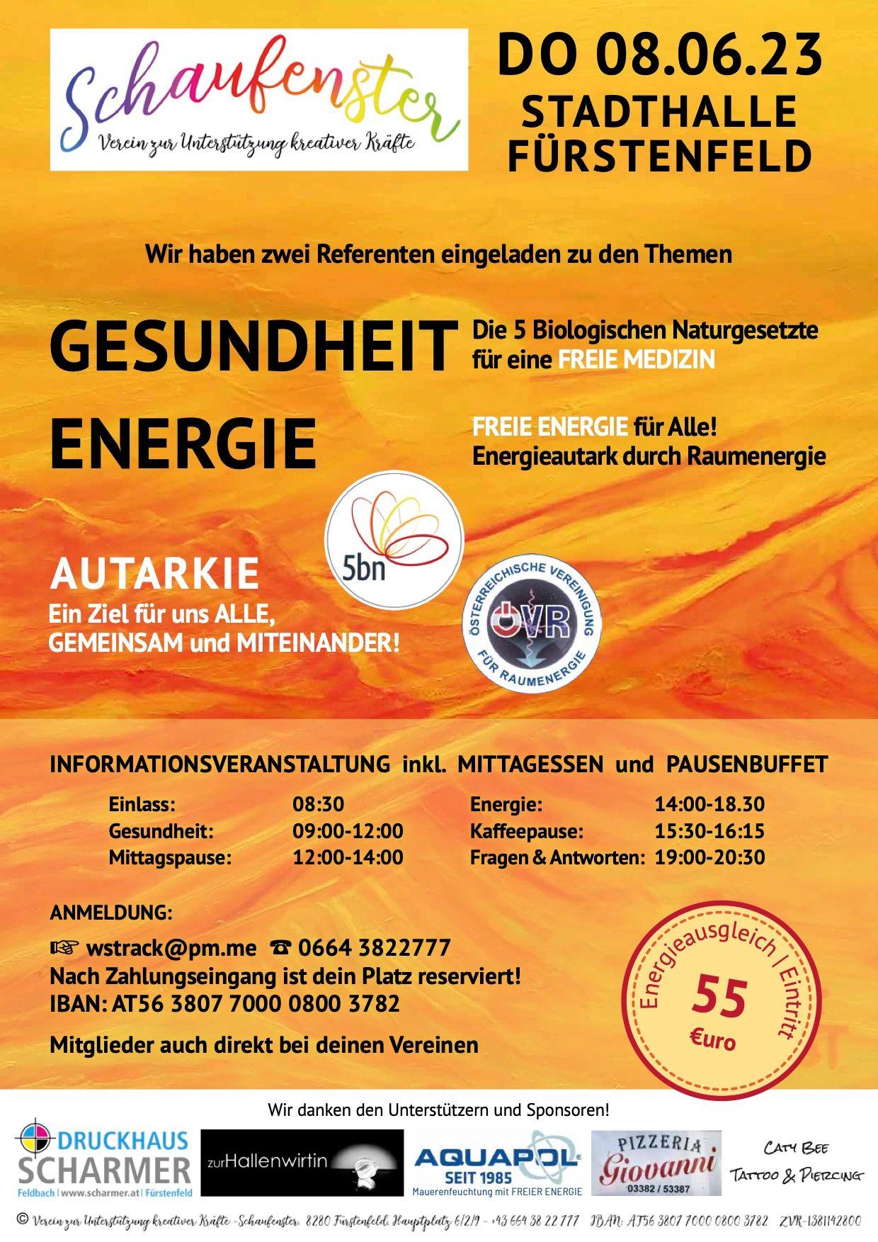 Plakat Fürstenfeld 8 Juni 2023