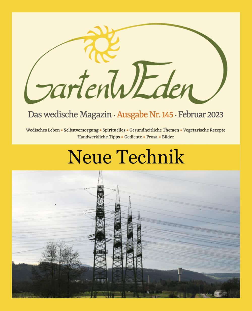 Artikel im schweizer Journal &bdquo;Garten Weden&ldquo;
