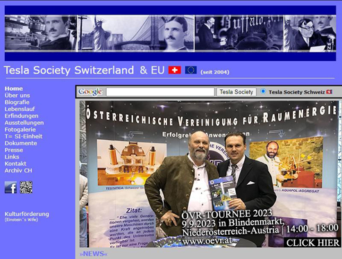 Tesla Society Website
